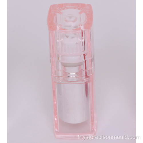 Flacons cosmétiques en plastique transparent